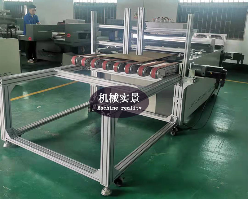 紙箱無版印刷機設備實拍，紙箱數(shù)碼印刷機廠家實拍機械。