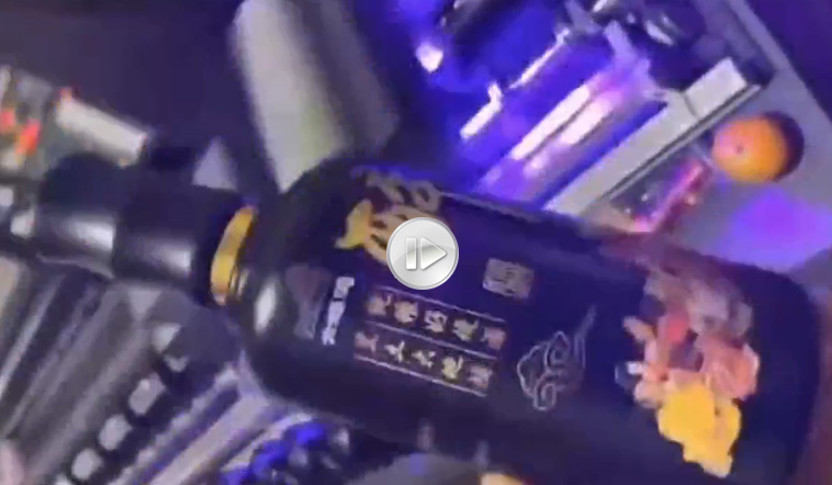 圓柱體打印視頻，酒瓶打印視頻，化妝品打印視頻